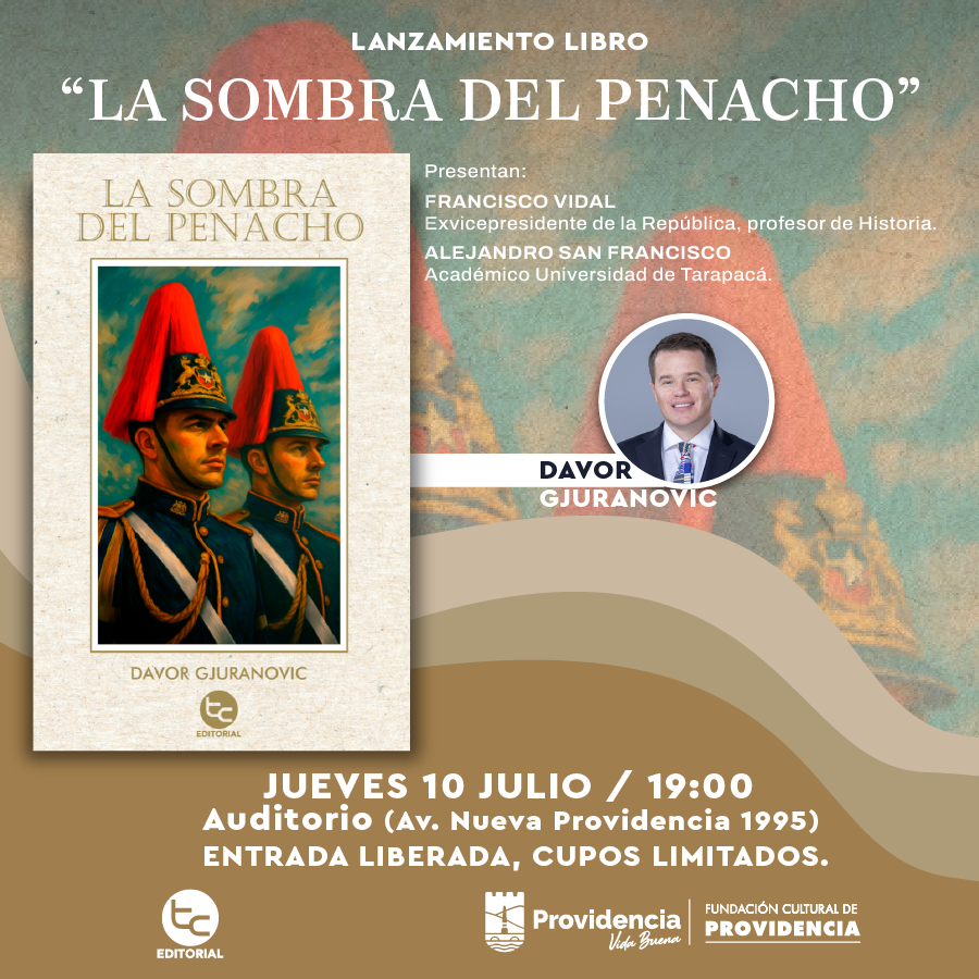 Cultura Provi (@culturaprovi) on Twitter photo ¡ESTE JUEVES! El periodista <a href="/dondavor/">Davor Gjuranovic</a> presentará su libro "La Sombra del Penacho" junto a <a href="/Trayectoeditor/">Editorial Trayecto</a> Francisco Vidal y Alejandro San Francisco, a las 19:00 horas, en nuestro auditorio. Te esperamos en Av. Nueva Providencia 1995. Entrada liberada. <a href="/Muni_provi/">Muniprovi</a> ¡ESTE JUEVES! El periodista <a href="/dondavor/">Davor Gjuranovic</a> presentará su libro "La Sombra del Penacho" junto a <a href="/Trayectoeditor/">Editorial Trayecto</a> Francisco Vidal y Alejandro San Francisco, a las 19:00 horas, en nuestro auditorio. Te esperamos en Av. Nueva Providencia 1995. Entrada liberada. <a href="/Muni_provi/">Muniprovi</a>