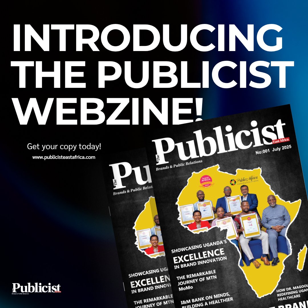 Presenting The Publicist East Africa Webzine — Issue 001: a bold new digital magazine spotlighting Uganda’s excellence in brand innovation, business, health, tourism, and more.

🚀 Read now: publicisteastafrica.com/webzine/

#PublicistEAWebzine #PublicistEA #Brand #UgandaExcellence
