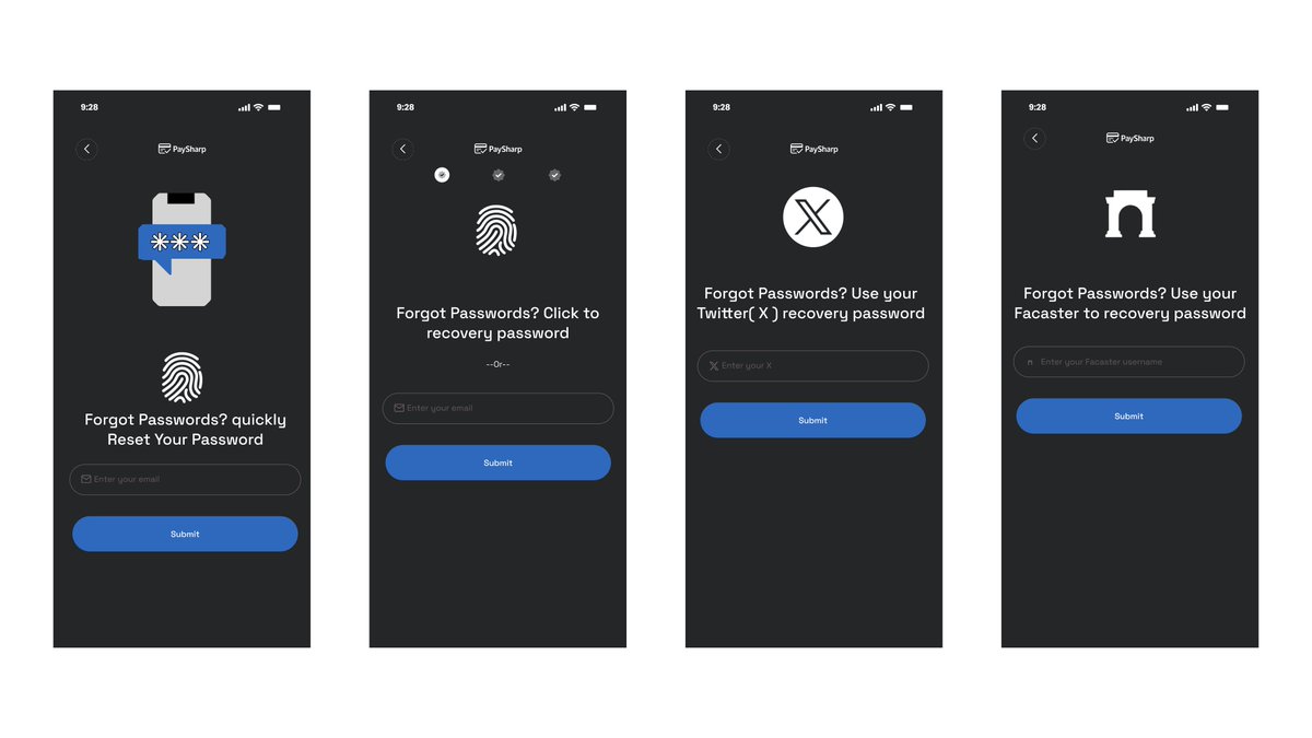haajmuskid's tweet image. This design successfully balances security requirements with user-friendly interaction patterns, creating a recovery flow that feels both secure and approachable.

#Design2024 #UXTrends #MobileTrends #DesignInspiration #CleanDesign #MinimalDesign #UXDesigner #ProductDesigner