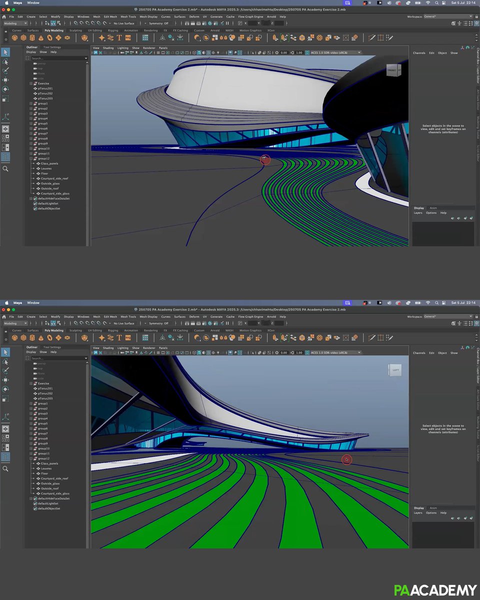 🚀Last weekend, we hosted an amazing workshop, “Symbiotic Design: AI-Driven Fluid Modeling in Maya,” led by Chhavi Mehta.

The workshop explores the design, modelling, and visualisation of fluid, sculptural architectural forms through a hybrid process that blends artificial
