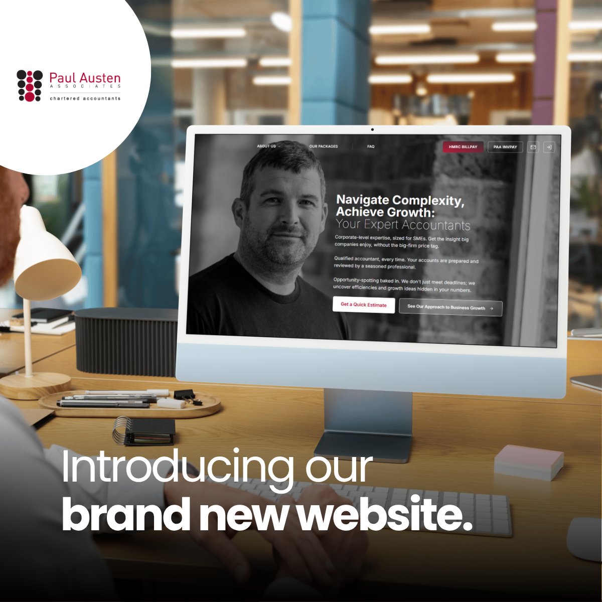 It's here! 🙌

Our brand new website is now live, complete with a simplified estimation system designed to give SMEs a faster, more streamlined experience.

Check it out now: paulausten.co.uk

#CharteredAccountants #Congleton #StokeonTrent #Cheshire #Staffordshire