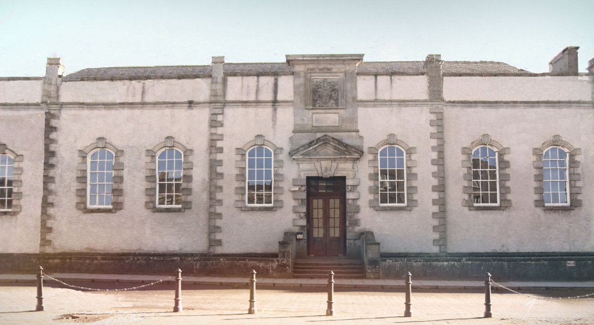 Researchers on longevity may be interested in the story of Mr Condy Boyle, of Dungloe, Donegal, who served as court crier at Lifford Courthouse (image below, via Wikipedia) for a period of 75 years between 1834 and 1909.  Charming and multi-talented Mr Boyle had an interesting