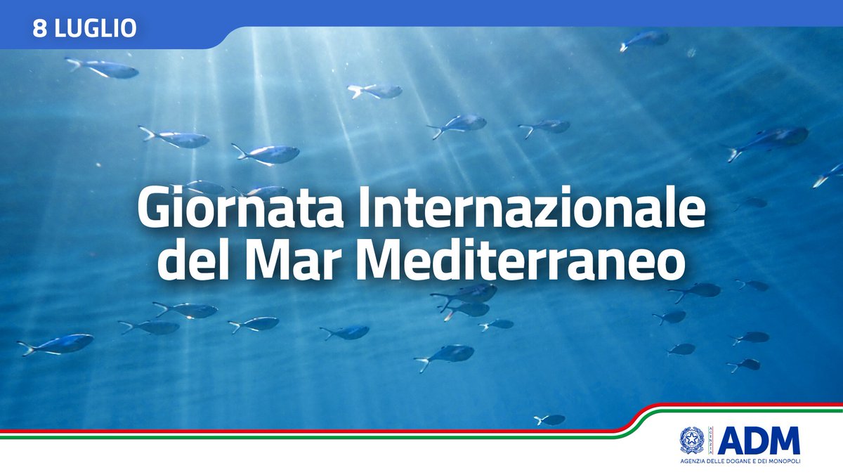 Nella Giornata Internazionale del Mar Mediterraneo, #ADMgov ribadisce il suo impegno per la lotta al traffico illecito di specie protette, grazie ai controlli sulla merce nelle aree portuali, per garantire la tutela dei cittadini e dell'ambiente.