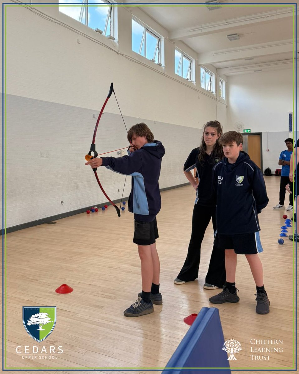 Cedars_Upper's tweet photo. 🎉 With the help of our brilliant Sports Leaders and SSP, a group of students enjoyed a morning of alternative games for our Invictus Games. Everything from archery &amp; curling to glow games &amp; more! So inspiring to see everyone engaged and having a great time! #InclusiveSport https://t.co/LXHpcgDaxq