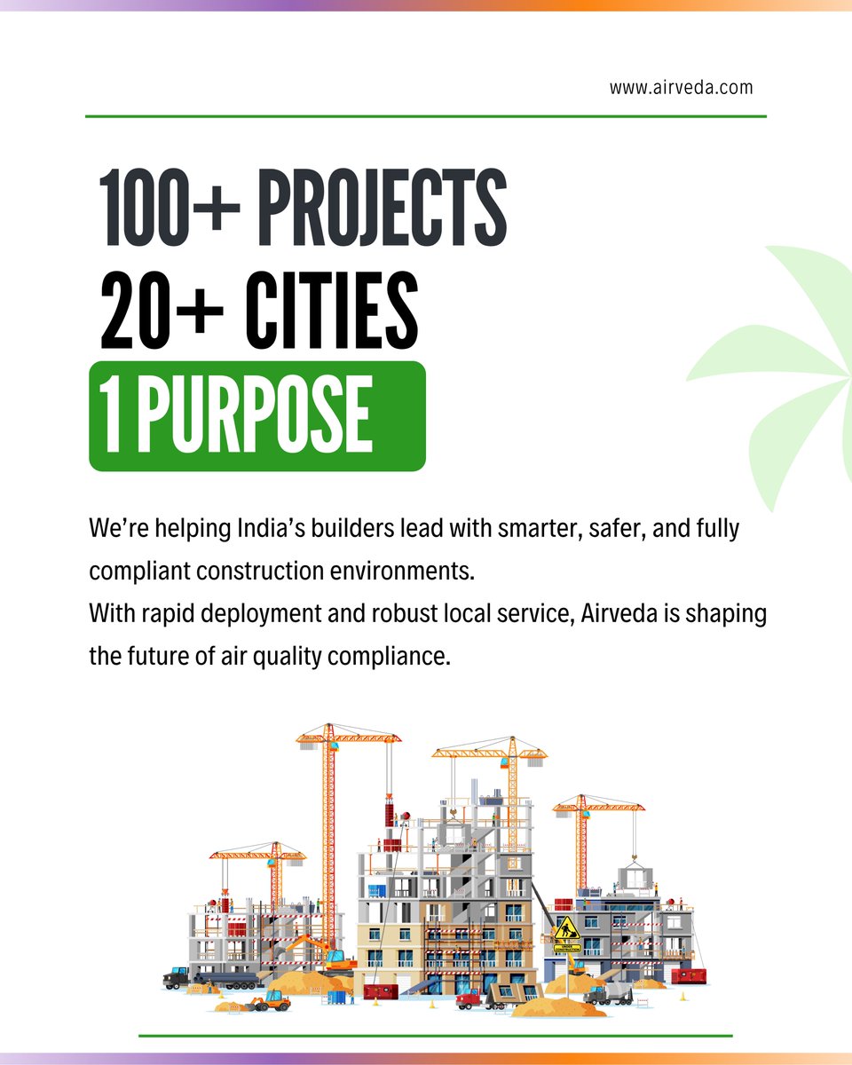 🚧 BMC mandates it. Airveda delivers it.

Mumbai’s construction isn’t just about height  it’s about intelligence, safety, compliance and sustainability. 🏗💡And Airveda is championing real-time air quality compliance like never before.

#Airveda #AirQualityCompliance