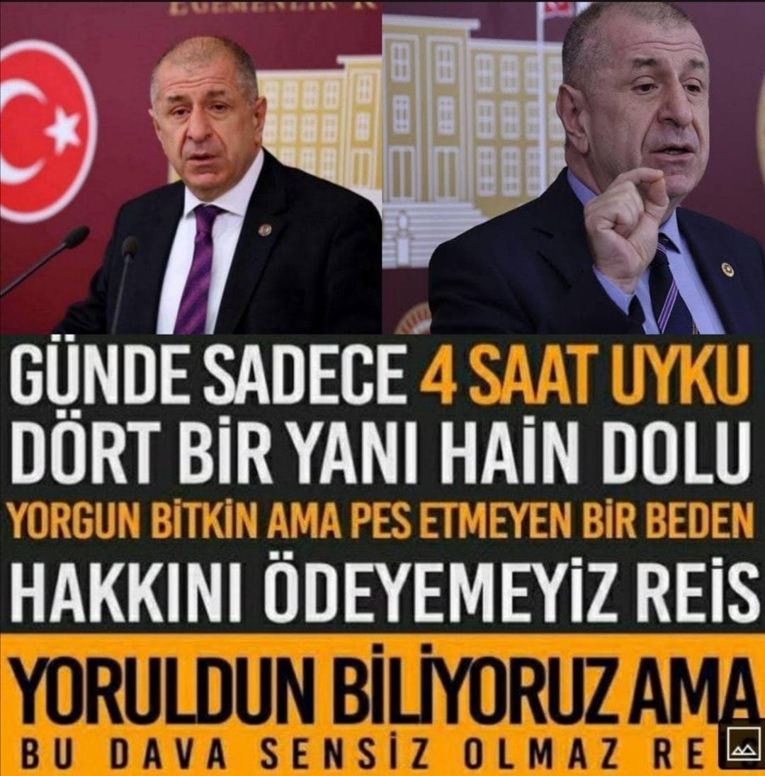 Yoruldun biliyoruz ama...