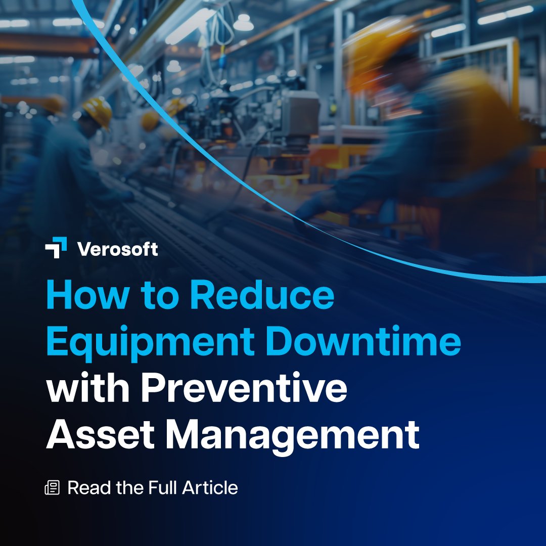 Is downtime draining your profitability? ⏳

Give your asset management strategy 𝗖𝗣𝗥 with preventive maintenance:
→ 𝗖ut emergency repair costs
→ Boost 𝗣roductivity
→ Improve 𝗥eliability 

🏥 Keep your assets healthy + profitability alive: verosoftdesign.com/blog/reduce-eq…