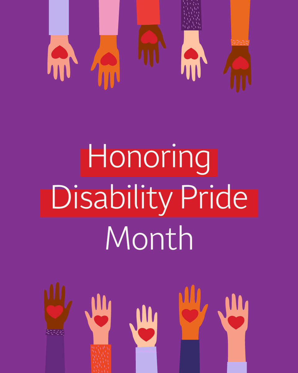 WellsFargo's tweet image. At Wells Fargo, we’re committed to creating a workplace where people with disabilities feel supported, valued, and included. From honoring the advocates who came before us to driving accessibility forward every day - we’re proud to be part of that legacy during Disability Pride…