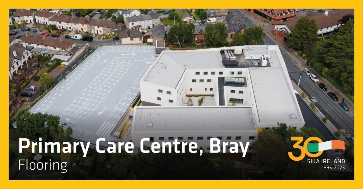 A key project during our #30YearsofBuildingTrust was the flooring system for Bray Primary Care Centre’s car park. 

Sikafloor® MultiFlex PB-56 was chosen for this project as it provides a durable, low maintenance and slip-resistant finish. 

Read more: spkl.io/6011A6Umx