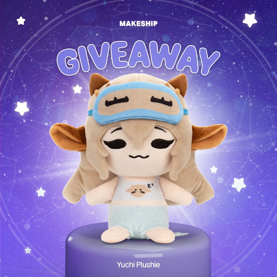 YuchiVT's tweet photo. It’s giveaway time! We’re giving 2 lucky fans the chance to win a Yuchi Plushie! 🐐♑️

Here's how to enter:

- Follow @makeship &amp; @YuchiVT 
- Retweet this post!

Giveaway ends July 10. Winners will be randomly selected and contacted by @makeship.

Good luck! https://t.co/ciO9XWIVR5
