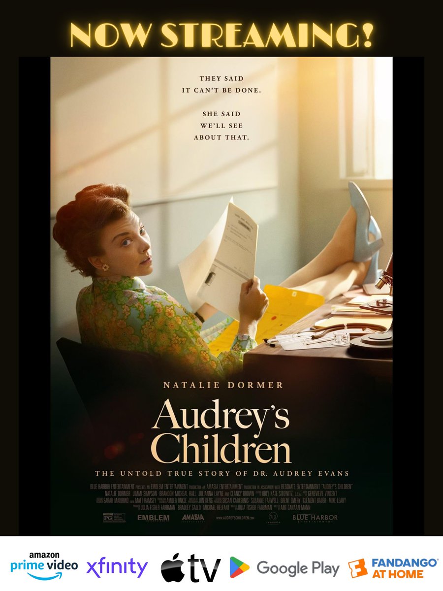 🎬 Audrey’s Children is streaming! Honor Dr. Audrey Evans’ legacy of compassion. Watch now! 🏠❤️ Stream it today: audreyschildren.com/purchase-film #RMHCSFL #KeepingFamiliesClose #AudreysChildren #NowStreaming #NatalieDormer