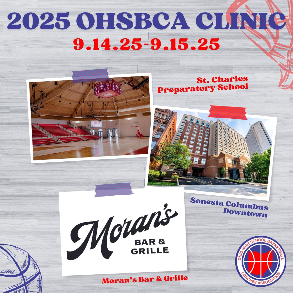 Join us in Columbus this fall for the 2025 OHSBCA Clinic presented by <a href="/BSNSPORTS/">BSN SPORTS</a>, featuring International Player Development Coaches, Robert &amp; Nolan Willett!

🗓️ September 14–15, 2025
📍 St. Charles Preparatory School
📝 Registration opens soon!