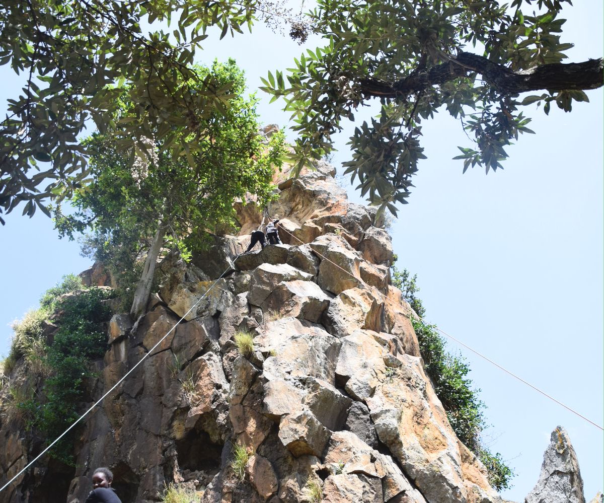 edukenya's tweet photo. Climbing higher, growing stronger — our students conquered the rocks at Hell's Gate National Park with courage and joy! A journey that built not just strength, but spirit. “If I go up to the heavens, you are there; if I make my bed in the depths, you are there.” — Psalm 139:8. https://t.co/nIEkk0arT1