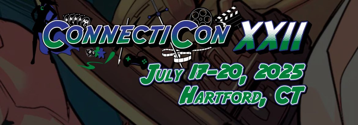 I will be at ConnectiCon Next Week!!! Friday-Sunday.