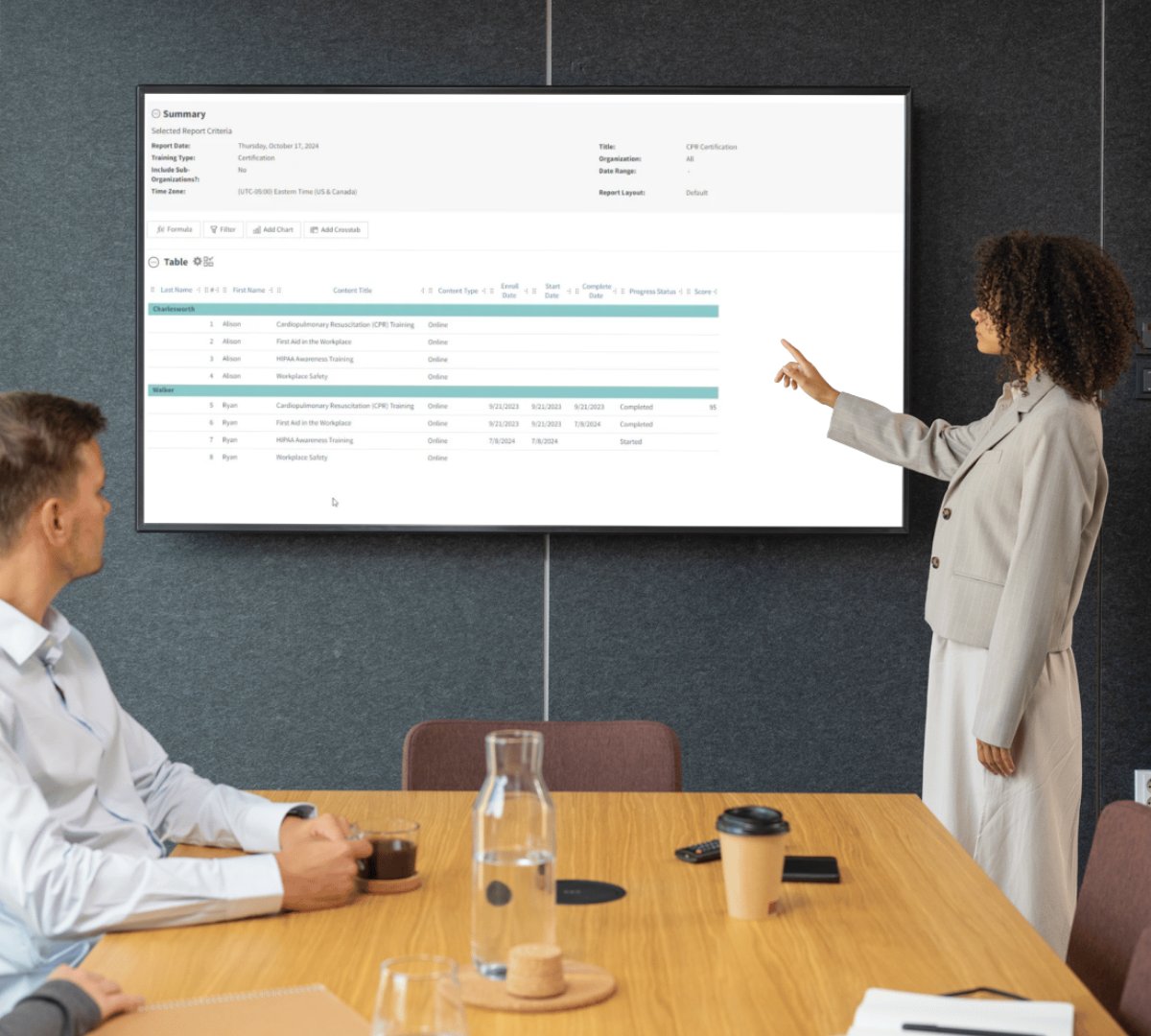 MeridianKS's tweet image. Real‑time dashboards in Meridian LMS let you drill down into learner performance and compliance metrics at the click of a button. bit.ly/4meaPgn
#Analytics #LearningData