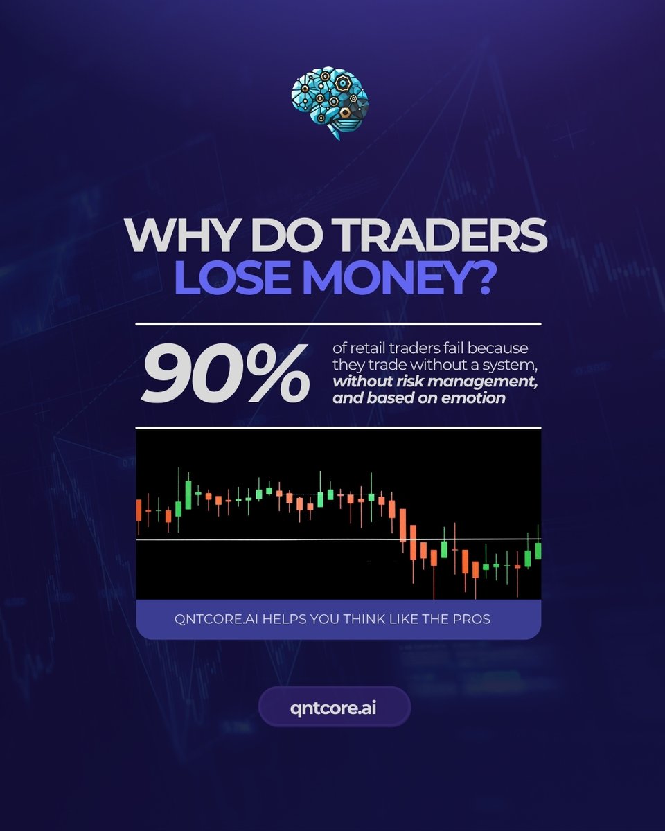 QuantCore_ai's tweet image. Most traders don’t lose because they’re uninformed — they lose because they lack structure, discipline, and real tools. If you&apos;re tired of trading on emotion, it’s time to change how you operate

🌐Visit: qntcore.ai

#QuantCore.AI #SmartTrading #RiskManagement…
