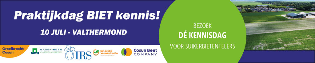 Op donderdag 10 juli 2025 is Groeikracht Cosun aanwezig op de Praktijkdag BIET kennis in Valthermond! Een inspirerende dag vol kennisdeling, innovaties en ontmoetingen met professionals uit de bietenteelt.  Meer info: shorturl.at/jcZcA #bietenteelt #duurzamelandbouw