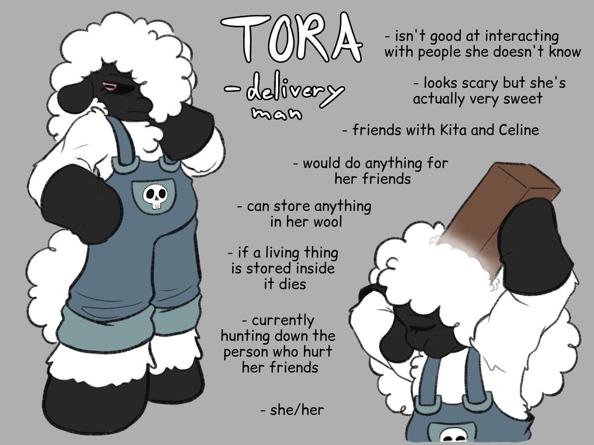 Delivery sheep, everyone meet Tora