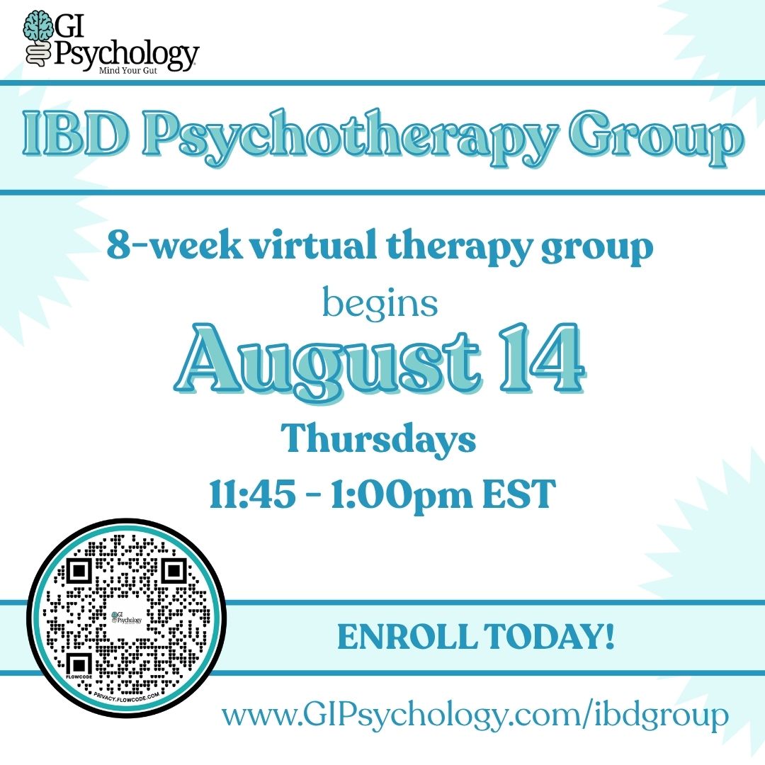 Stress can trigger #IBD flares. Learn how to break the cycle and how gut-brain therapies can help with #Crohns &amp; #Colitis 
Read the full blog: GIPsychology.com/blog 
Learn Practical Tools: GIPsychology.com/ibdgroup