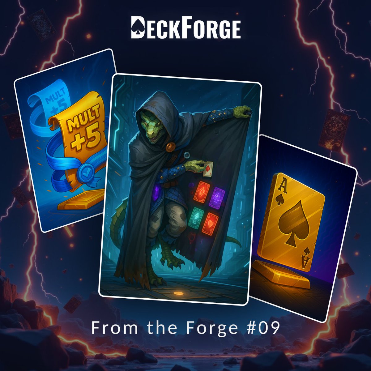 deckforge_labs's tweet image. From the Forge #09: 🛠️ | Into the Forge
Our team is hard at work crafting the world of DeckForge.

🔵 Building the first 3D Adventure Map
🔵 Designing new Jokers
🔵 Creating Bonus Cards that add real strategic depth
🔵 Testing unique combinations and gameplay balance
🔵…
