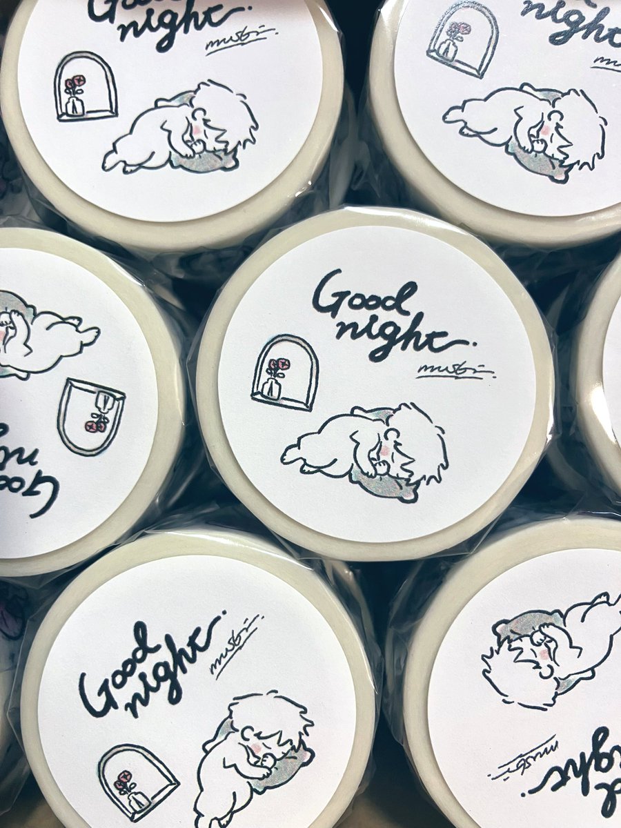 masking tape{GOOD NIGHT}

可愛いのができました。
どうぞよろしくお願いします。。😴💓 