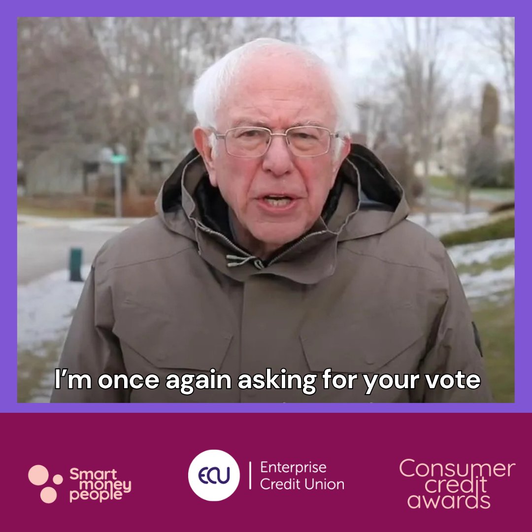 You've still got a chance to win cash prizes, and ECU to be recognised as a leading credit union - you just have to use your vote!

Already voted?

Vote in a category you've not yet voted in to DOUBLE your chances of winning our £1,000 bundle. 🎁

smartmoneypeople.com/consumer-credi…