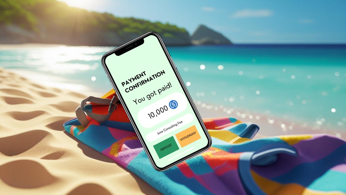 franklinpayroll's tweet image. 🍉 Freelancing from anywhere this summer?
Skip the wire fees and delayed deposits.
Get paid in stablecoins—your wallet will thank you.
🏖️Welcome to stablecoin summer 🏖️