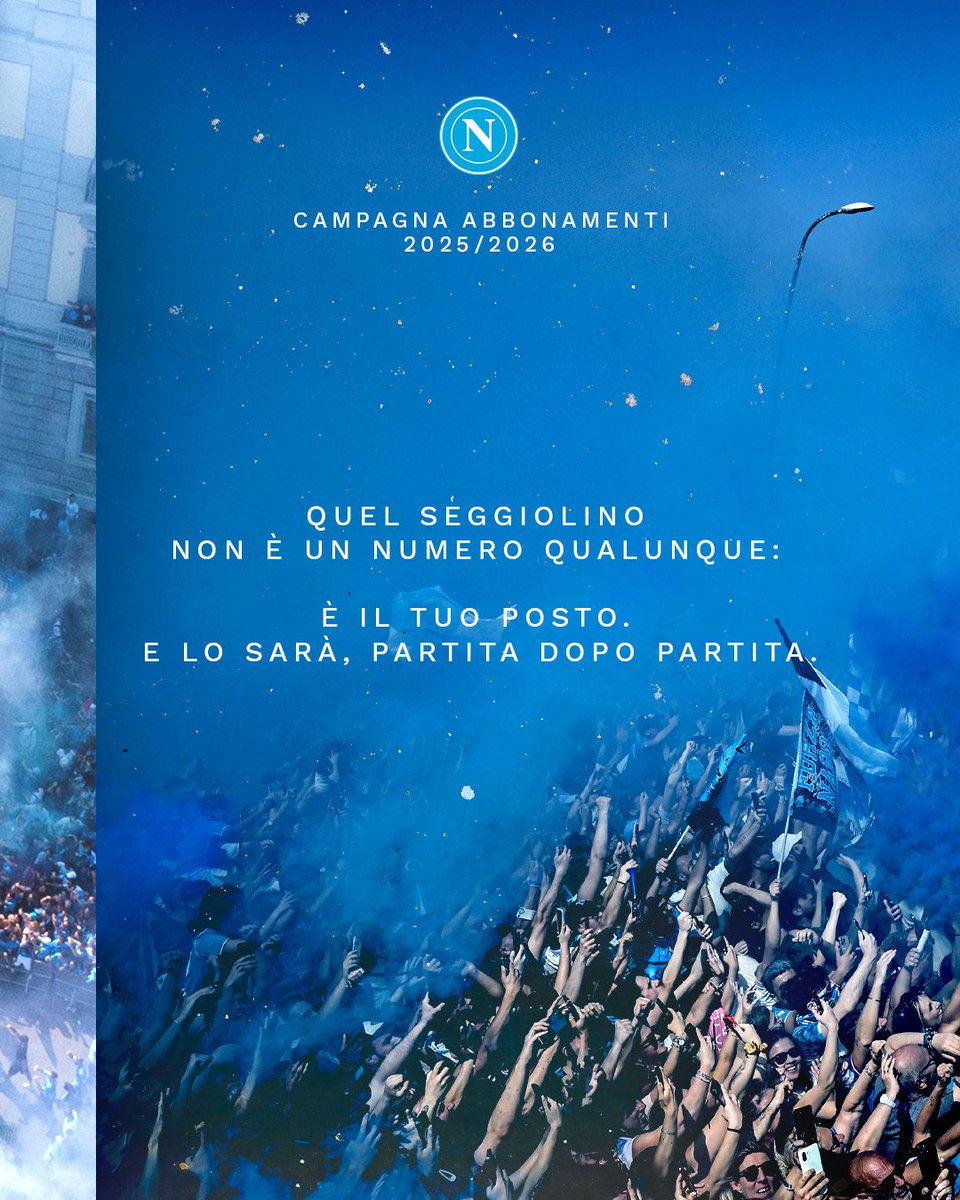 Image for the Tweet beginning: La Campagna Abbonamenti 25/26 parte