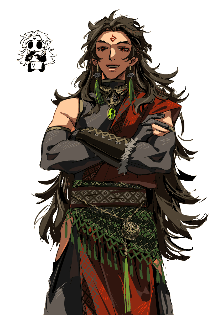 bingbing in nothern demon clothing