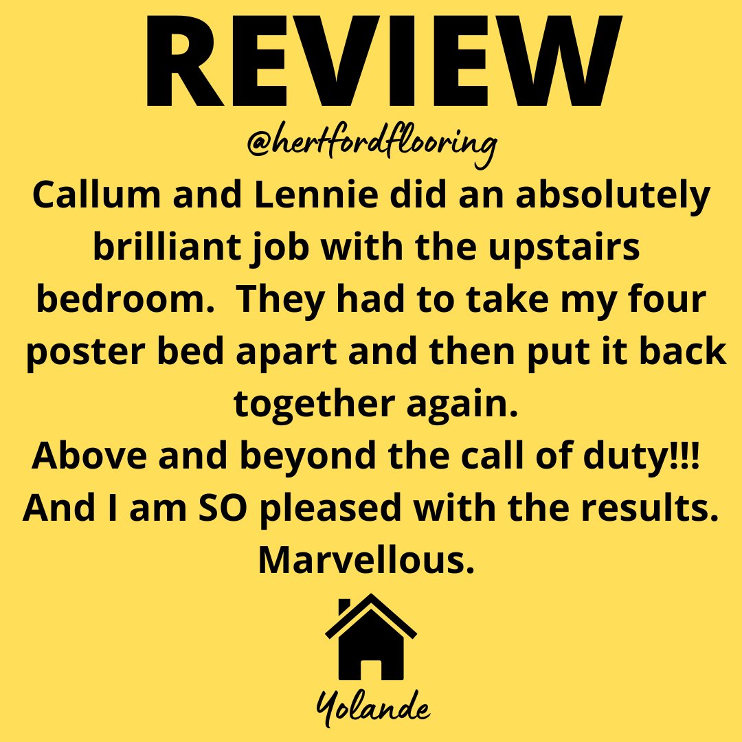 Amazing #review - It's great when our #fitters get a special mention 🏠🧡🏠🧡🏠
#hertfordflooring #flooring #discerninglydifferent #inhousefitters #flooringspecialists #floors #CustomerExperience #CustomerSatisfaction #customerreview #Customer 🏠🧡🏠🧡🏠
#carpet #floors #home