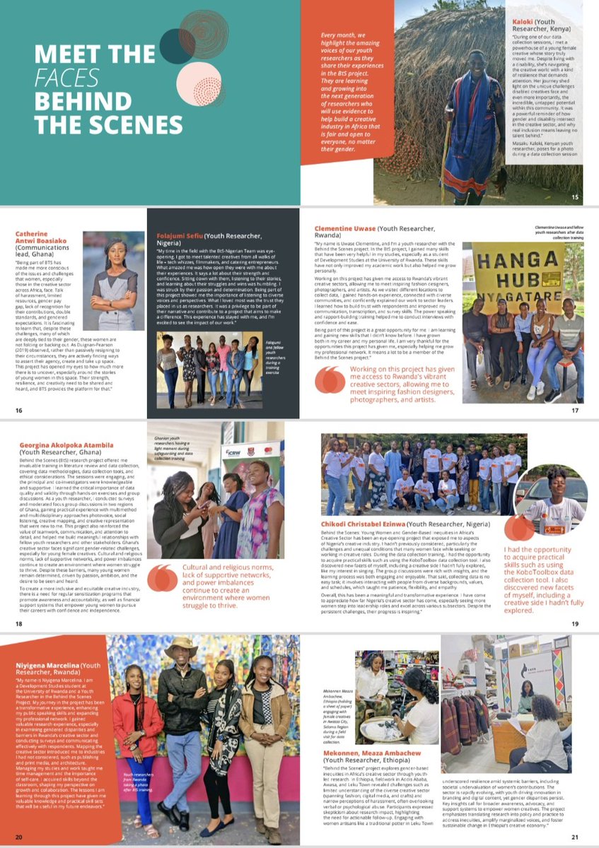 Behidscences's tweet photo. The latest BtS Project Newsletter is now live on the ICRW website!         Our own youth researcher Meaza Ambachew featured in this edition has. 
Link here: https://t.co/J8eONQywba  

#BehindTheScenes #ICRW #YouthVoices #Fieldwork #BtSEthiopia #CreativeResearch https://t.co/xF4tuZNYOd