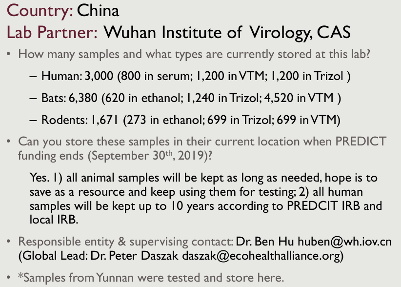 Any model of USAID’s impact on global mortality should account for its potential connection to the worst pandemic in a century.

Docs show that USAID shipped 11,000 virus samples to Wuhan with no formal agreement in place.