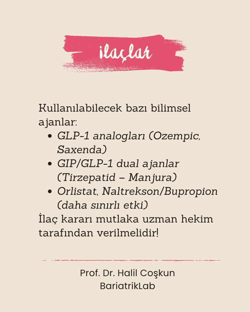 UNUTMAYIN‼️
#Zayıflama ilacı bir sihirli değnek değildir. Doğru kişiye, doğru dozda ve doğru zamanda verildiğinde etkilidir. 

Medikal kilo yönetimi ve fonksiyonel yaklaşım için değerlendirme randevusu almak isterseniz, bizimle iletişime geçebilirsiniz. 📞0532 0540049