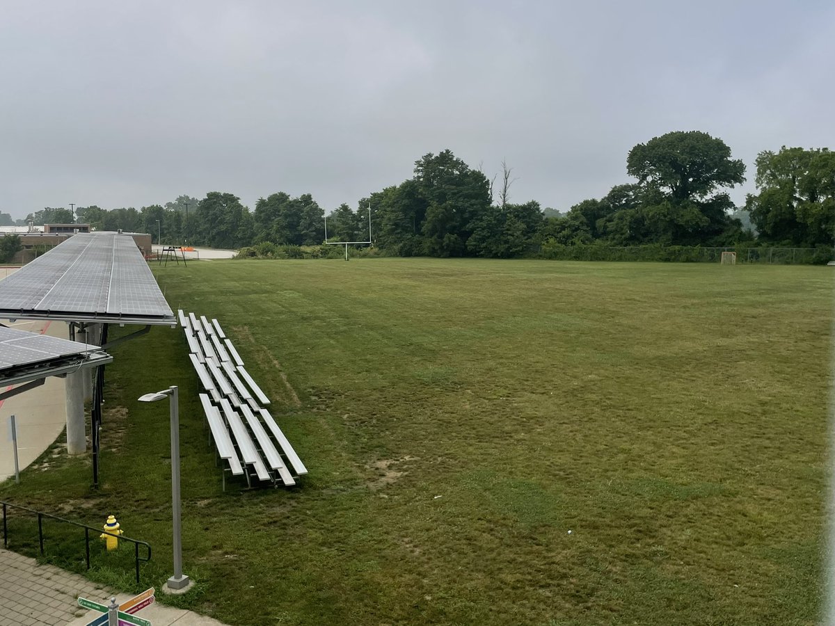 Love this view of the TF field of dreams!  ❤️🖤 #1 Middle School
