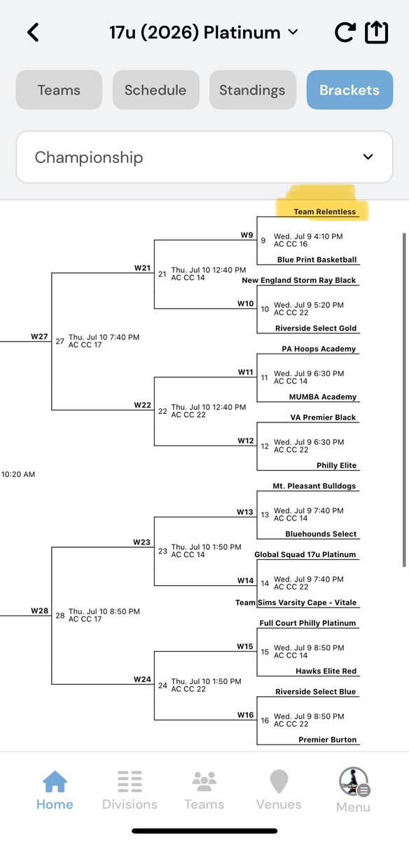 Frances73829870's tweet image. This week I will be playing in both Atlantic City & Spooky Nook with @TeamRe1entless
Below is the bracket for AC.