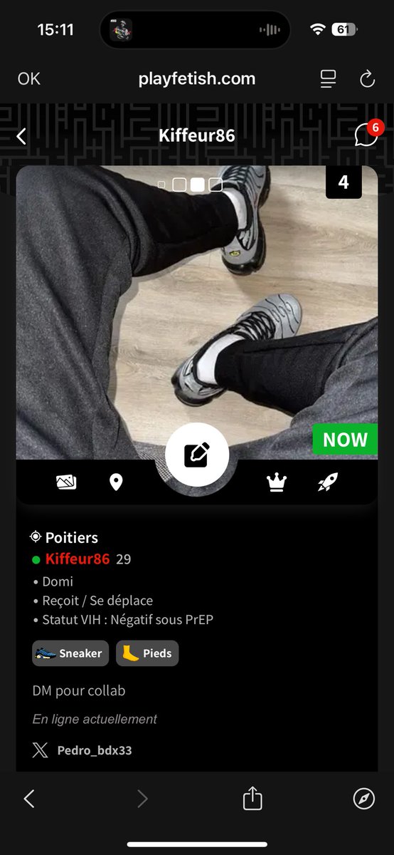 ActifBM_12,6K (@pedro_bdx33) on Twitter photo ๐Retrouve-moi sur <a href="/PlayFetish/">PlayFetish</a> pour des rencontres #fetish et #kinky !
๐ Inscris toi grรขce ร mon lien PlayFetish.com/@Pedro_bdx33 ๐Retrouve-moi sur <a href="/PlayFetish/">PlayFetish</a> pour des rencontres #fetish et #kinky !
๐ Inscris toi grรขce ร mon lien PlayFetish.com/@Pedro_bdx33