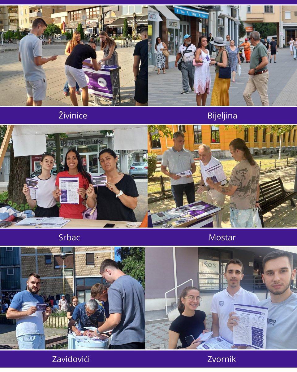 pod_lupom's tweet image. Organizacije članice Koalicije “Pod lupom” organizovale su ulične akcije širom BiH s ciljem upoznavanja građana i građanki sa ključnim preporukama za unapređenje izbornog procesa. Međutim, nismo još završili – ulične akcije se nastavljaju! @eubih #FranceInBiH @SwedenBiH