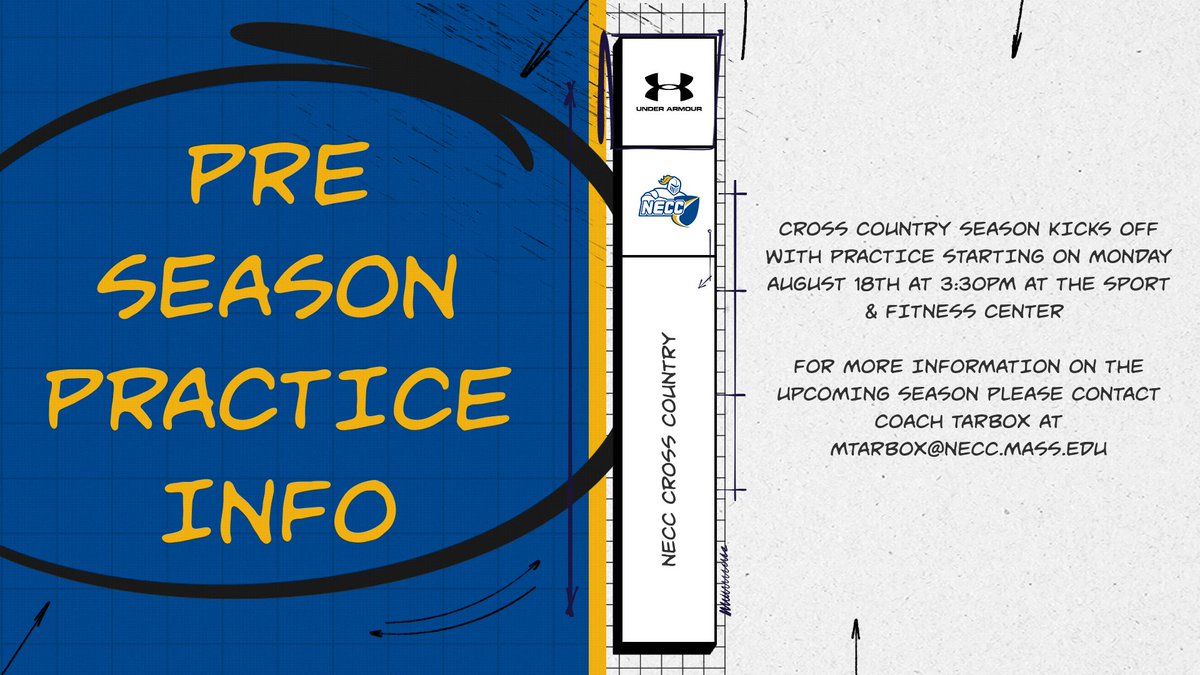 NECCKNIGHTS's tweet image. Men's and Women's Cross Country practice will kick off Monday August 18th. For additional information on the upcoming season please contact Coach Tarbox. We hope to see you on the trails. #LetsGoKnights