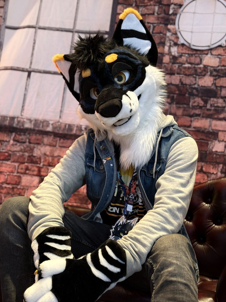 Rockin’ fluff and denim like it’s a fashion statement. (It is.) 🐾💛

My favourite shot from CFz 25!
.
.
.
.
.
📷 <a href="/GarinRex/">Garin Rex</a>
