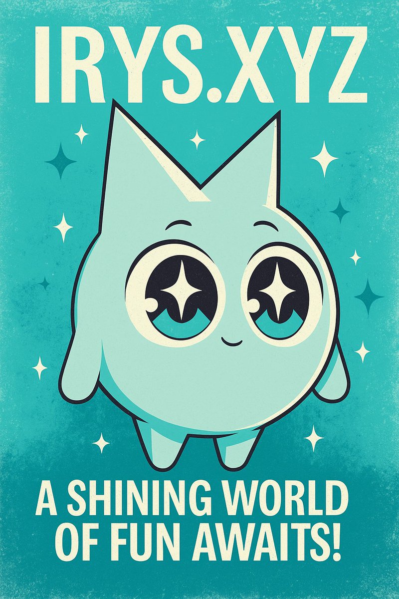 scorptopp's tweet photo. ✨ Meet Irys at https://t.co/Mjid3wK4TV — your gateway to a world of cute, cosmic fun! 🌟 Big eyes, bigger adventures, and endless charm await. Perfect for fans of adorable aesthetics and good vibes. Ready to shine? 💫 #IRYSXYZ #digitalmascot #kawaii #webfun https://t.co/ejdijWvh1a
