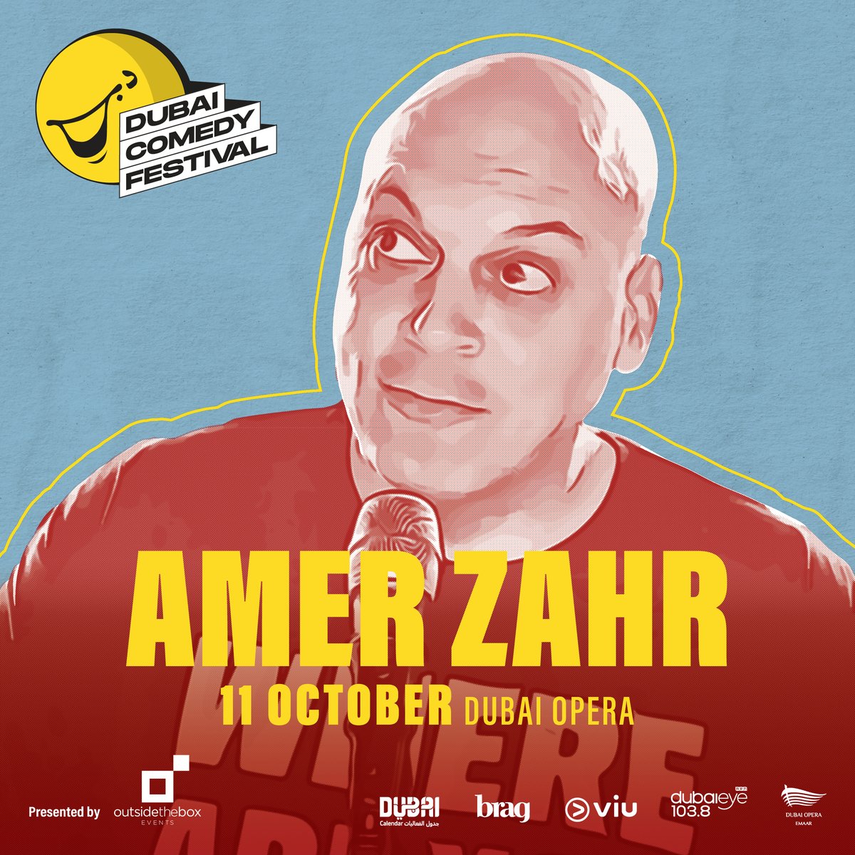 DubaiOpera's tweet image. The funniest weekend of the year is landing at Dubai Opera!
🌍 4 comedians. 4 languages. Endless laughs.
🗓️ October 11–12
🎤 @AmerZahr , GauravKapoor, Ivan Abramov and RedouaneBougheraba. @dubaicomedyfest
🎟️ Tap the link in bio to book now & swipe through to meet the stars!