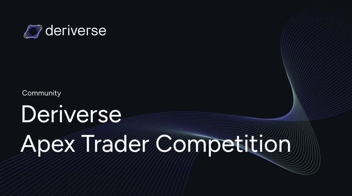 👀 <a href="/deriverse_io/">Deriverse</a> just kicked off the Apex Trader Competition

Running from June 31 to July 14, this 2-week on-chain event lets traders and creators earn from a 20,000 $DRVS content rewards pool, just for sharing their experience

To qualify:
• Trade on Deriverse
• Post up to