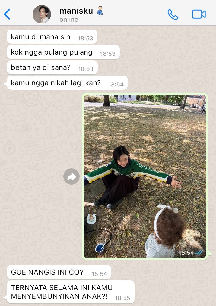 shinemazing's tweet photo. obrolan asbun seorang istri yg lagi liburan with her girls dan suaminya yg kangen berat and they're talking about... kids
from #heewintmenikah universe
-------
a #starcery #wintddeung few tweets au/fanfiction https://t.co/Ml21TWpE1X