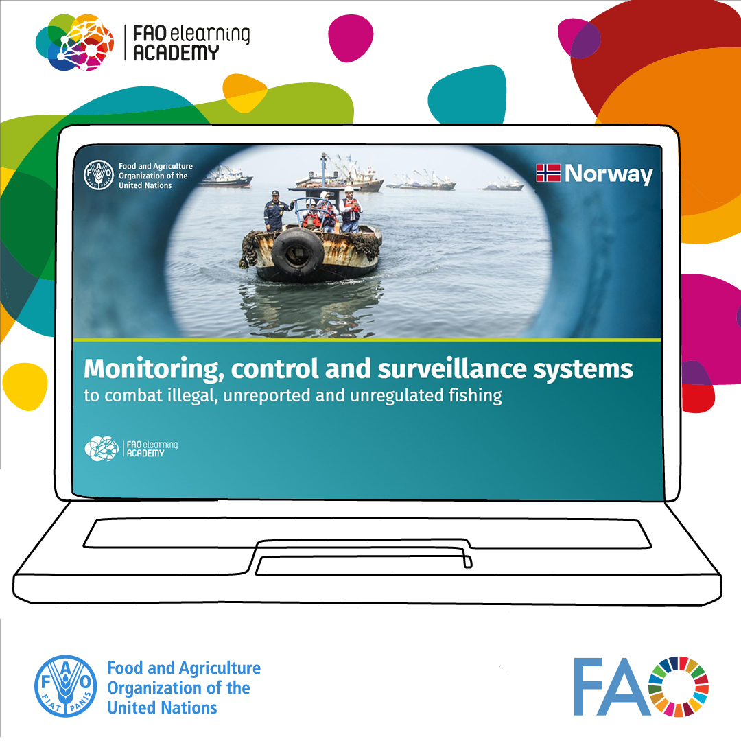 Want to boost your skills in MCS ❓

Discover how monitoring, control &amp; surveillance systems help fight IUU fishing in this free certified 
@FAOFish #elearning course.

Enroll now 👉 elearning.fao.org/course/view.ph…

#FightIUUfishing