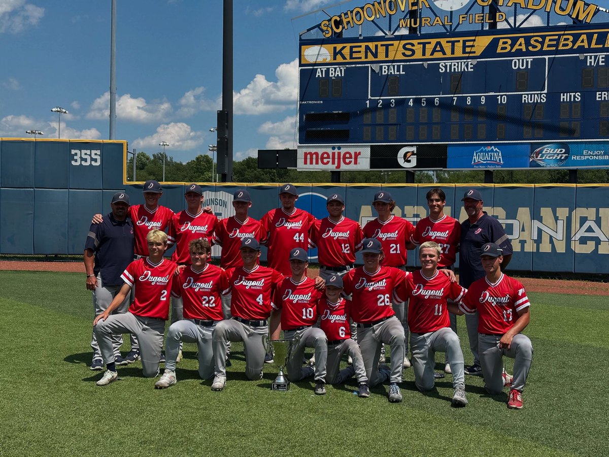 Congratulations to our Dugout Baseball Club 17U on winning the championship at  the PG Top Gun World Series in Akron this past weekend!