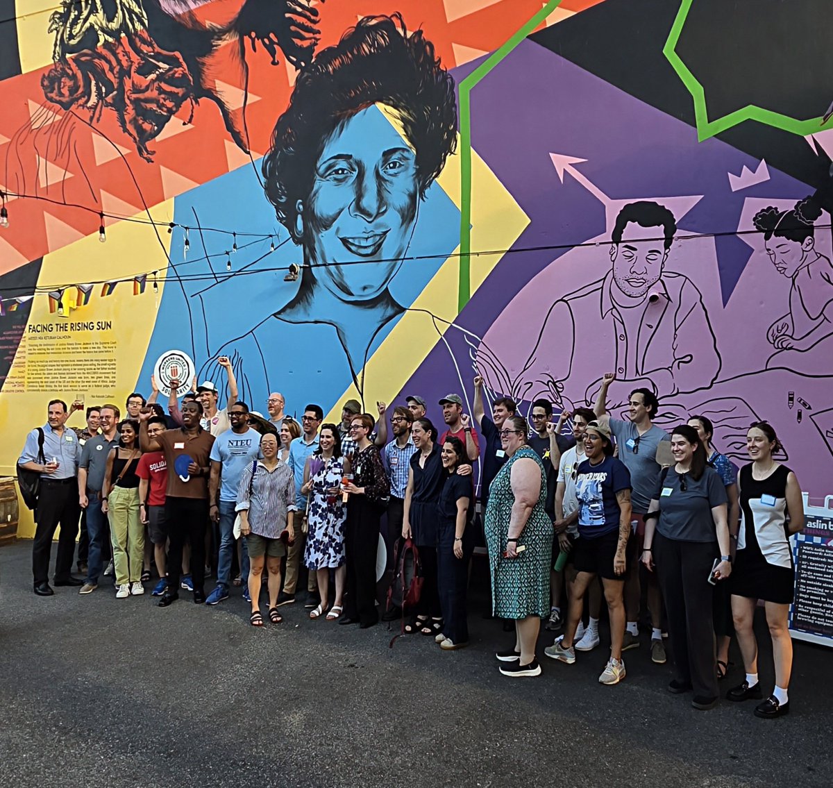 WorkersUnitedMA's tweet image. Thank you to everyone who came out yesterday to Monday Night Union Happy Hour to support the @Aslin_BeerCo workers in DC as they are fighting for a first contract! #aslinworkersunited #unions #unionstrong #unionsforall #1u #wumarjb