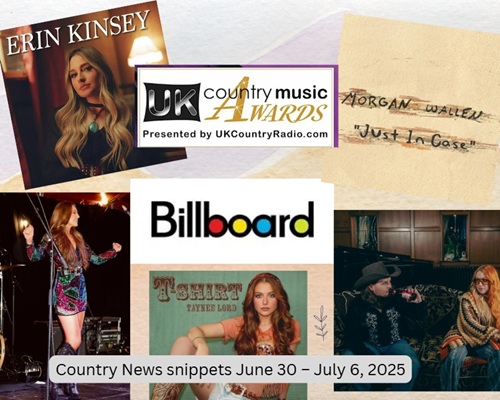CRoutesNews's tweet image. Country News snippets June 30 – July 6, 2025
UK News, UK Chart News, Billboard Country Charts, Album & Single Releases, US News, Music News, Press Releases, TV, Videos, Fashion, Baby News, Birthdays
#countrynews
BLOG POST
countryroutesnews.blogspot.com/2025/07/countr…