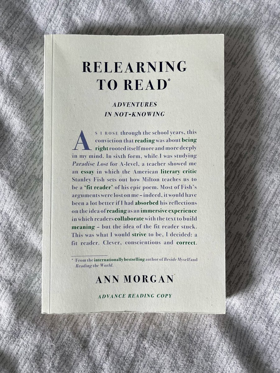 A_B_Morgan's tweet image. So the #education secretary has announced that 2026 will be the UK’s National Year of Reading. If only there were a book coming out this October about putting the joy and curiosity back into #reading 🤔

(Still got a couple of ARCs if you’d like to see one)