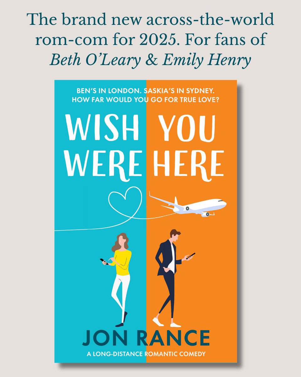 JRance75's tweet image. How far would you go for true love?
My new novel, WISH YOU WERE HERE, is available for pre-order now! Just 99p!
shorturl.at/PoErP