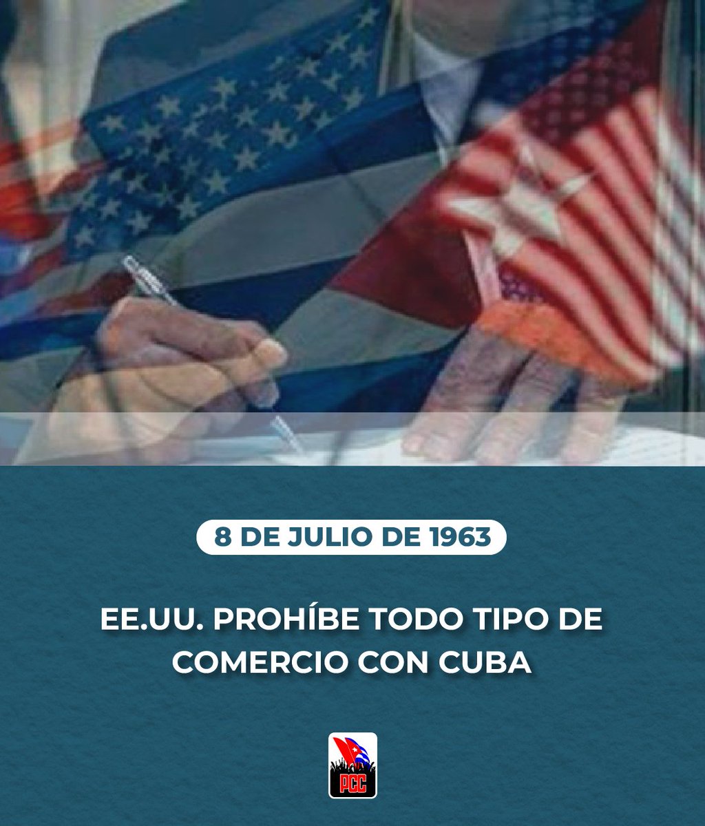 Partido Comunista de Cuba (@partidopcc) on Twitter photo "El bloqueo es un crimen, un acto de genocidio y una violación masiva de los derechos de millones de cubanos y cubanas. Su impacto destructivo es el fruto de la política unilateral y agresiva de los Estados Unidos".
<a href="/DiazCanelB/">Miguel Díaz-Canel Bermúdez</a>
#TumbaElBloqueo "El bloqueo es un crimen, un acto de genocidio y una violación masiva de los derechos de millones de cubanos y cubanas. Su impacto destructivo es el fruto de la política unilateral y agresiva de los Estados Unidos".
<a href="/DiazCanelB/">Miguel Díaz-Canel Bermúdez</a>
#TumbaElBloqueo